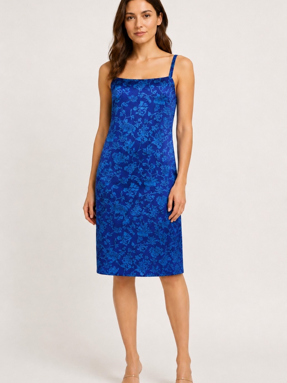 Vintage INC Silk Floral Slip Dress 2